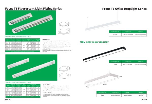 Focus T5 Fluorescent Light Fitting - Image 3